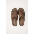 thumbnail image 1 of BRAZILIAN UNISEX LEATHER SANDALS BROWN, 1 of 2