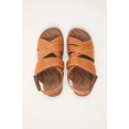 thumbnail image 1 of BRAZILIAN WOMENS LEATHER SANDALS CARAMEL, 1 of 2