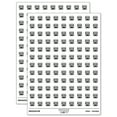 thumbnail image 1 of BRB Be Right Back Computer 200+ Round Stickers - White - Gloss Finish - 0.50" Size, 1 of 3