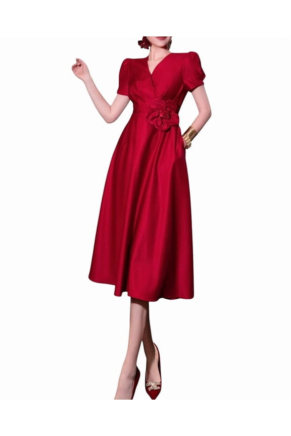 womens Midi Dress, 4