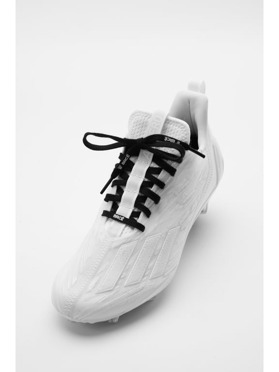 E Cleat STAY-TIED Laces As Seen On SHARK TANK Stability & Grip Football & Soccer 36", Black