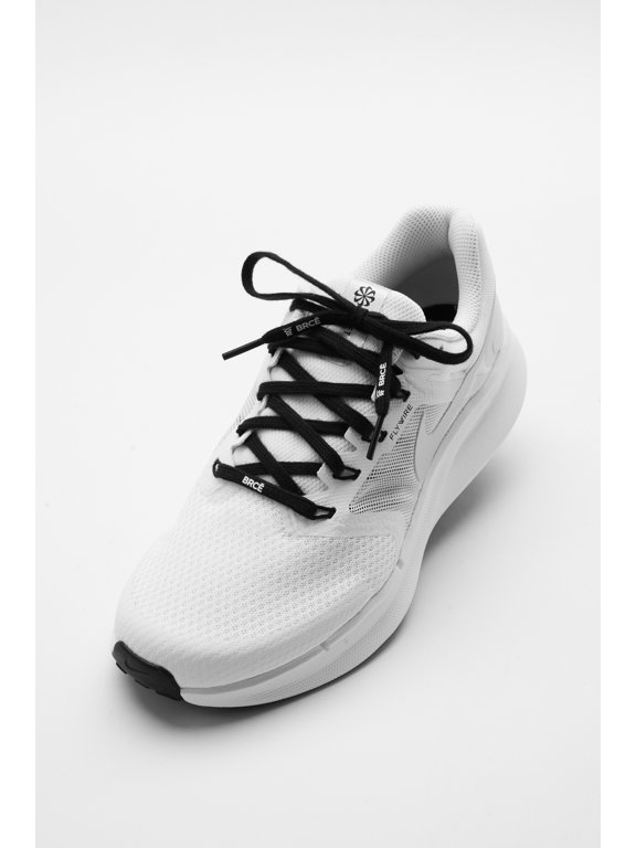 E Running STAY-TIED Laces As Seen On SHARK TANK Consistent Grip & Secure Fit 54", Black
