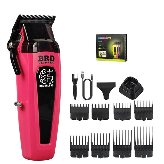 BRDCLIPPRO Electric Hair Clippers for Men-106B,7500 RPM High Speed,Pink