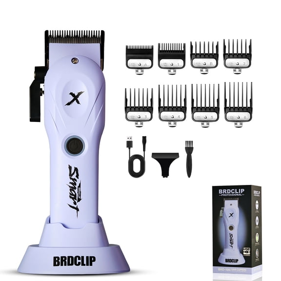 BRDCLIPPRO Hair Clippers-108,Cordless,8800 RPM High-Speed,1ps,Purple