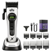 BRDCLIPPRO Hair Clippers with 8000 RPM High-Speed Motor,White-898C