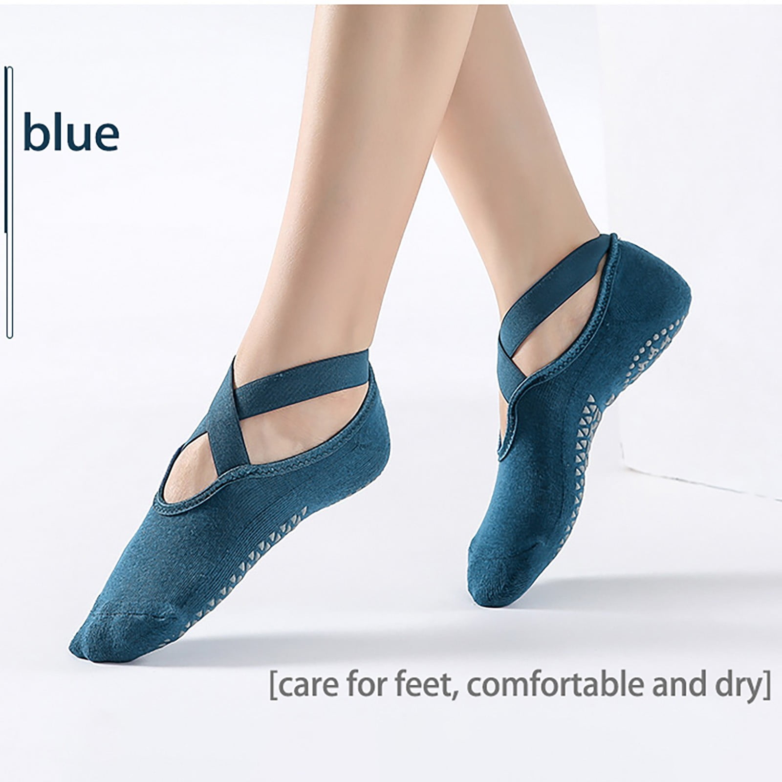 BRDFRL 2024 Non Slip Yoga Socks for Women, Grips Socks with Cushion for Pilates Barre Ballet Dance Hospital