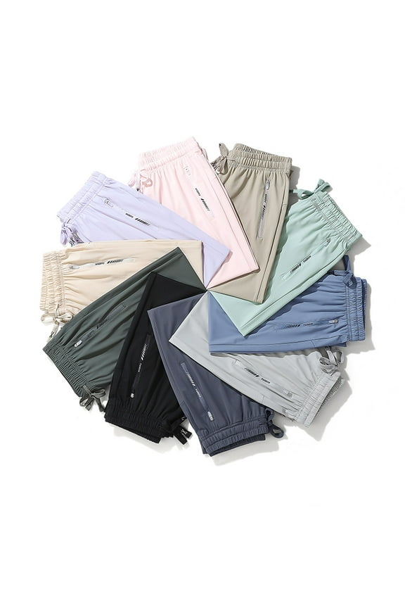 Beeswan Pants for Women Over 50, Stretch Active - Women's Ultra Stretch Breathable Casual Quick Drying Comfy Fit Pants Light Gray 5XL