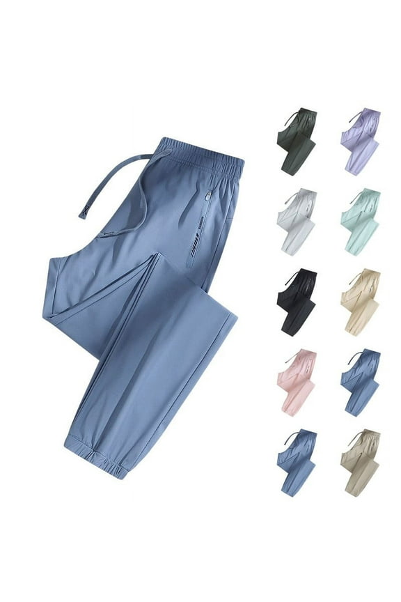 Beeswan Pants for Women, Women's Ultra Stretch Breathable Casual Pants, Beeswan Pants for Women Over 50 Blue M