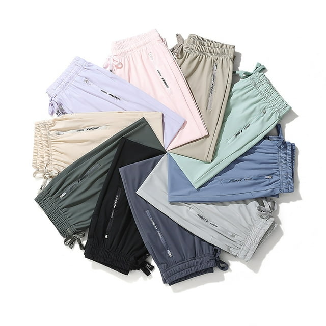 BRDFRL Comfysfit Pants, Comfy's Fit Pants Petite, Comfy Fit Stretch Active Pants Women, Comfys Fit Women Quick Drying Pants Green M