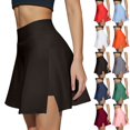 thumbnail image 1 of BRDFRL High Waisted Golf Skirts with Shorts Women’s Pleated Pockets Athletic Pickleball White S, 1 of 6