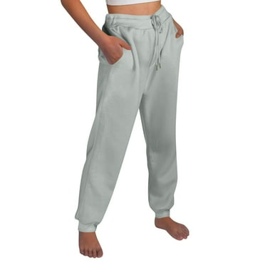 BRDFRL Joggers for Women Plus Size Baggy Fleece Sweat Pants Tapered Running Sweatpants for Women Lounge, Jogging Activewear Gray XL