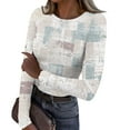 thumbnail image 1 of BRDFRL Long Sleeve Shirts for Women Scoop Neck Vintage Tshirts Ribbed Knit Slim Fit Plus Size Tops Sexy Tunic Y2K Clothes Gray S, 1 of 5