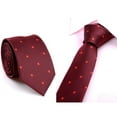 thumbnail image 1 of BRDFRL Men's Novelty Floral Ties Handmade Wedding Skinny Designer Neckties, 1 of 1