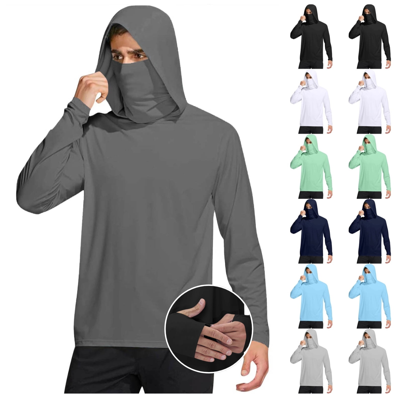 Veste à capuche zippée Loose Fit en scuba - Gris chiné - HOMME | H&M FR