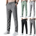 thumbnail image 1 of BRDFRL Palcomfy Glide Pants for Men – Unisex Quick Dry Pull-On Stretch Pants with Adjustable Elastic, Ideal for Daily Wear and Active Lifestyle Green L, 1 of 4