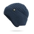 thumbnail image 1 of BRDFRL Reversible Knit 100% Alpaca Wool Beanie - Soft, Warm & Thick Woolen Hat Cap, 1 of 3