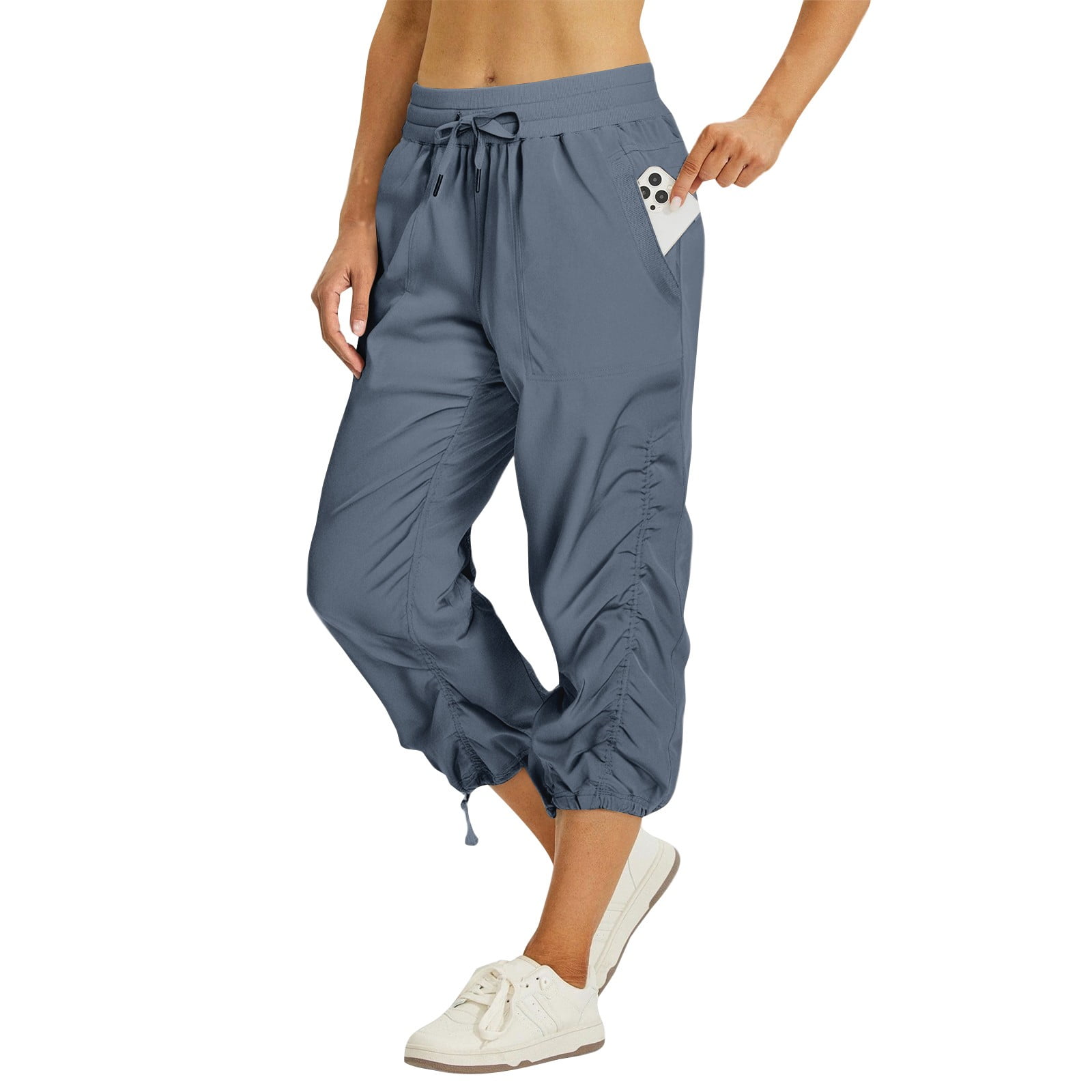 Heathered Capri Jogger Pants