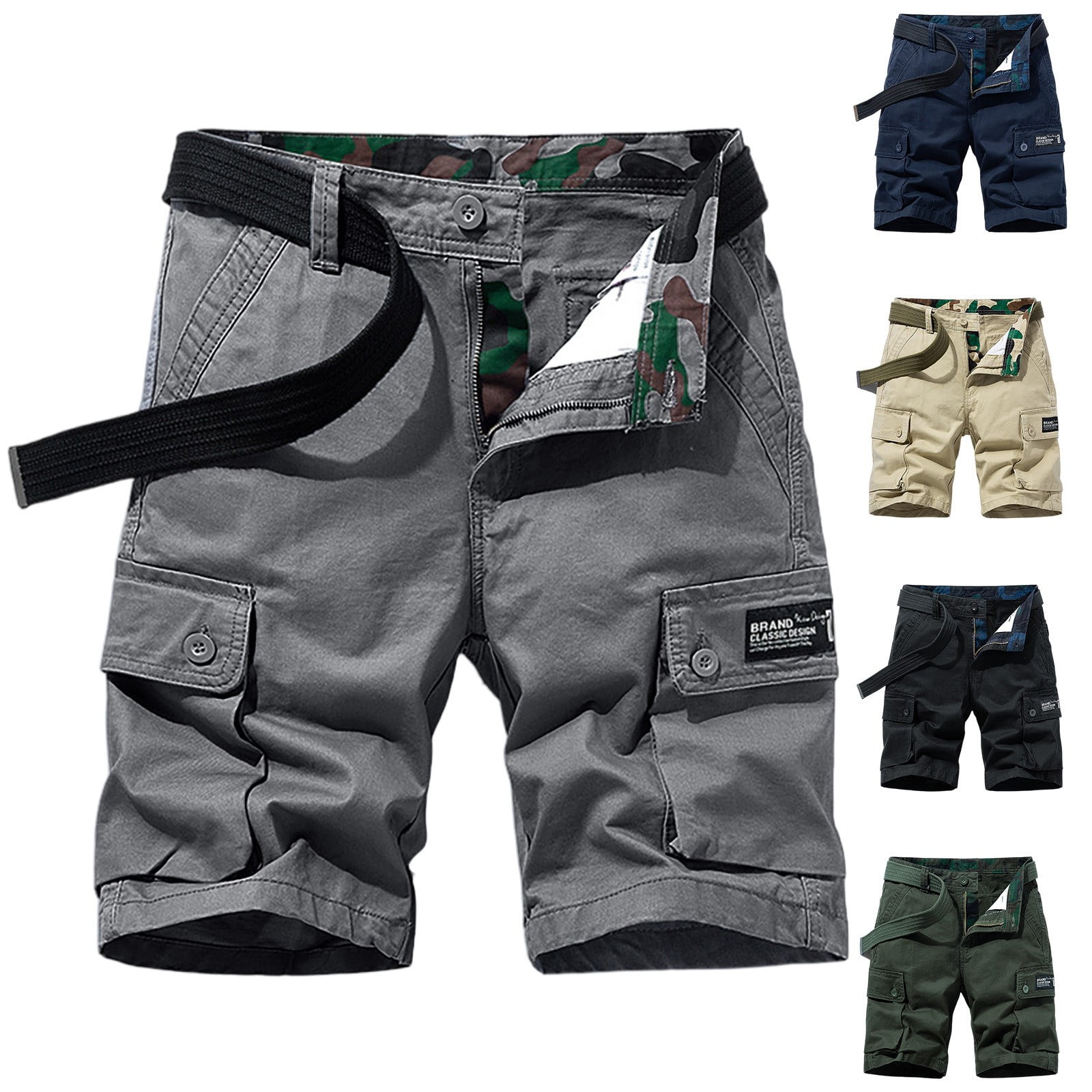 BRDFRL Tactical Work Shorts Men's Cotton Blend Ripstop Casual Hiking ...