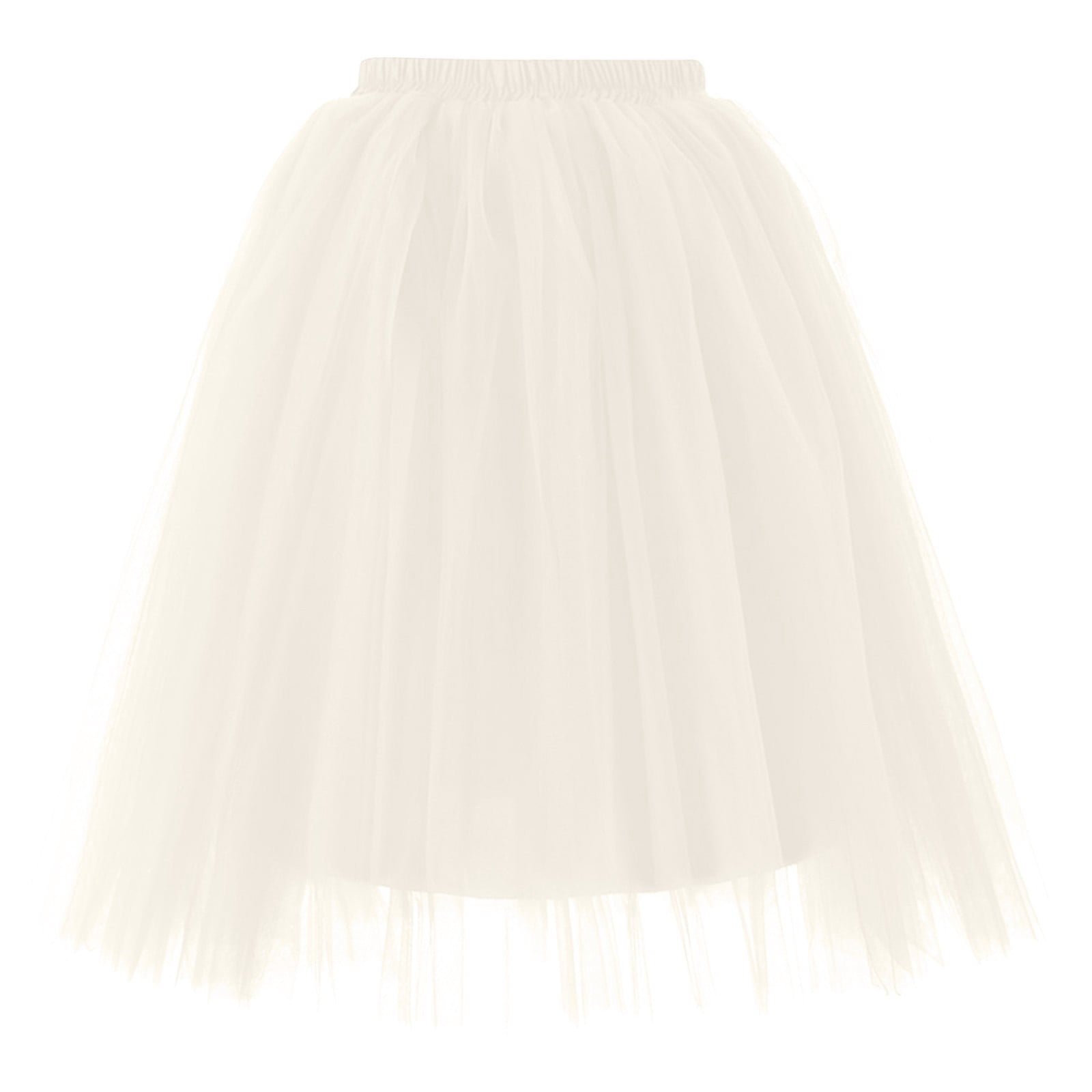 Lisong Floor-Length Tulle Tutu Skirt For Women – 5 Layers, Elastic Waist, Perfect For Prom, Weddings & Parties