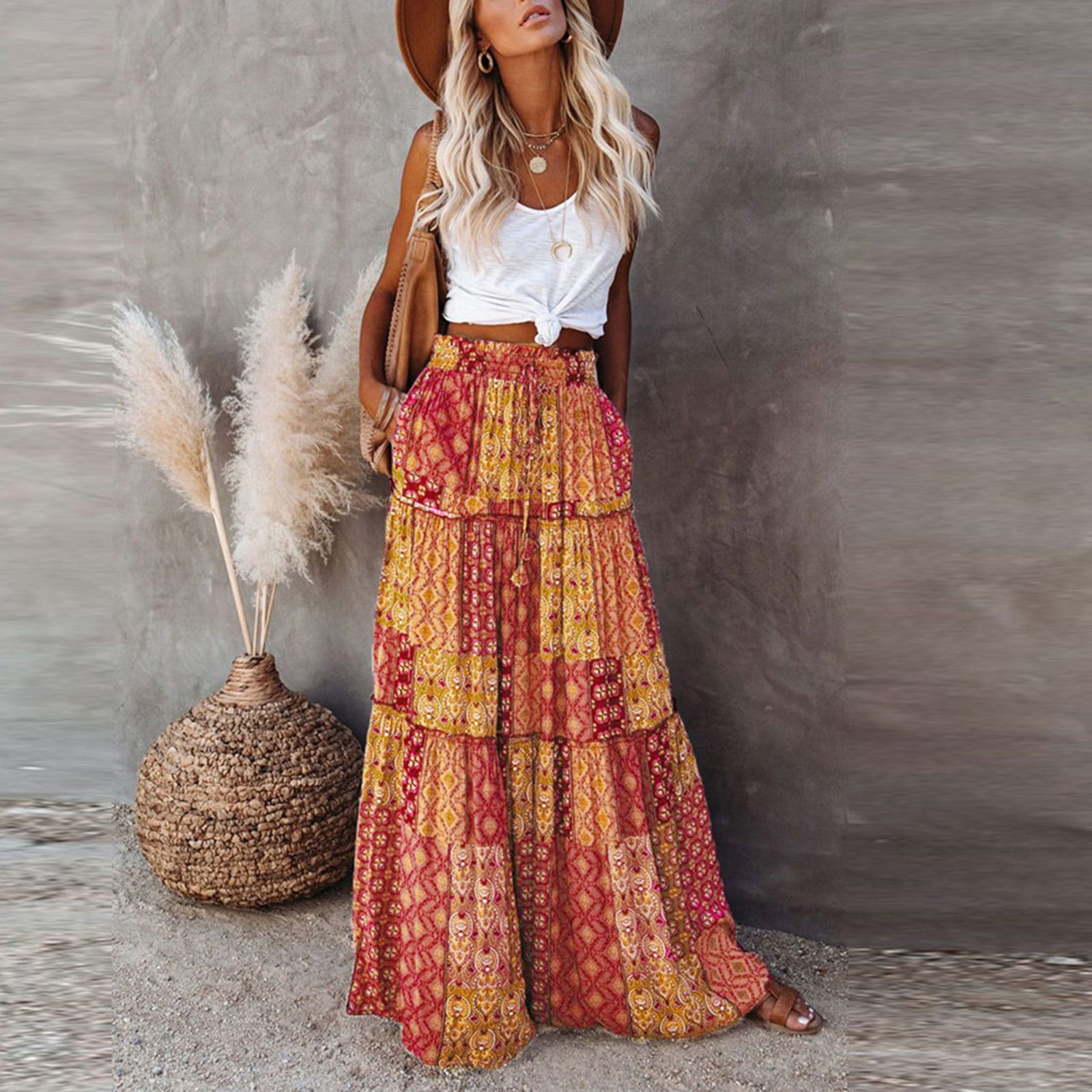 Boho Fashion What Is A Boho Maxi Skirt HOT Bohemian Style Long