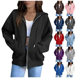 Women's Gothic Spider Web Print Zip Up Hoodie Sweatshirt