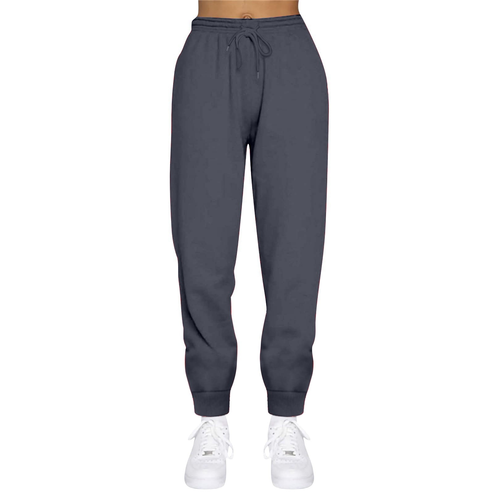 BRDFRL Women's Sweatpants Petite Length Pockets Pants Casual Workout ...