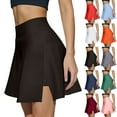 thumbnail image 1 of BRDFRL Women's Tennis Golf Skirts High Waisted with Pockets Inner Shorts for Athletic Skorts Sports Running Pickleball Gray M, 1 of 6