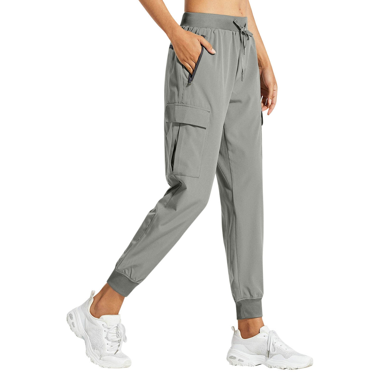 BRDFRL Womens Cargo Joggers Pants Quick Dry Workout Pants Lightweight