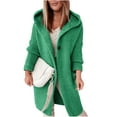 BRDFRL Womens Long Cardigans Cable Knitted Open Front Oversized Hooded