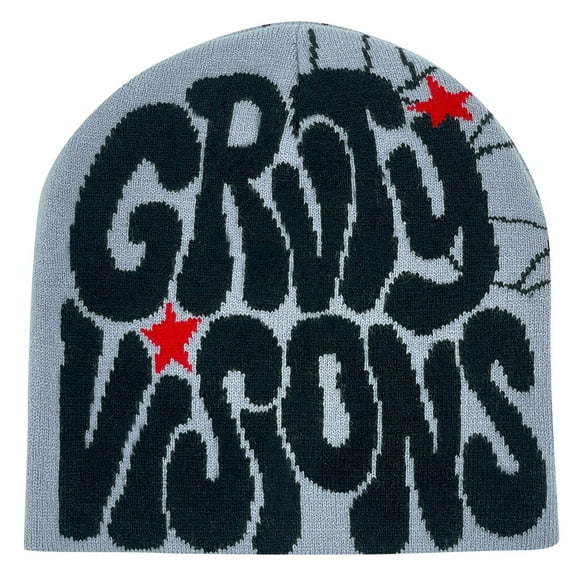 BRDFRL Y2k Spider Beanie Hat Beanie MEA Culpa Wireless Acrylic Knit Skull Cap Winter Warm Hats for Women Man Teenagers