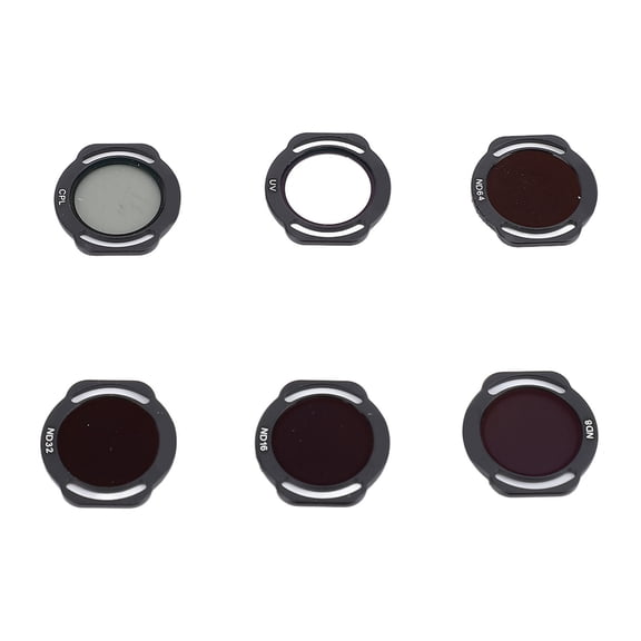 BRDRC 6 Pcs UV CPL ND Filters Set Multi Layer Coating Optical Glass ND16 ND32 ND64 Drone Camera Lens Accessories for DJI NEO Compact Protection Kit (3.94 inches / 10 cm)
