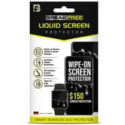 BREAK FREE Liquid Glass Screen Protector with $150 Guarantee for All Phones Tablets and Smart Watches