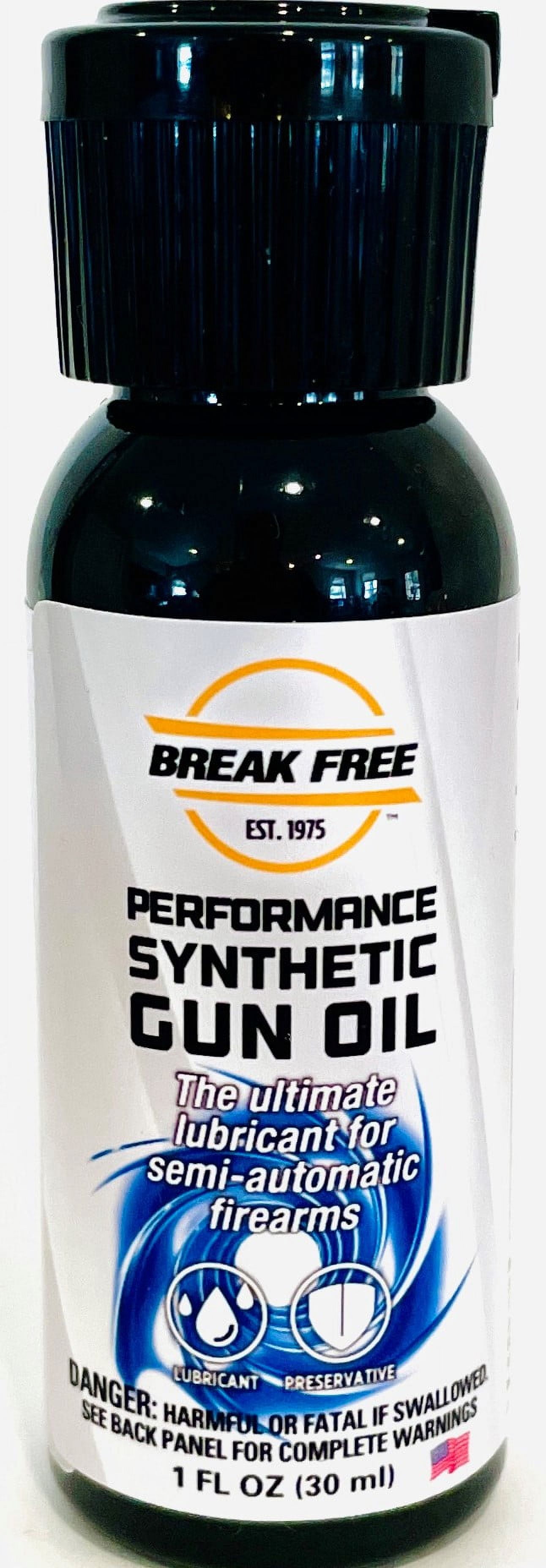 BREAK FREE Performance Synthetic Gun Oil, 1 fl. oz. Squeeze Bottle,  Ultimate Lubricant for Firearms - Walmart.com