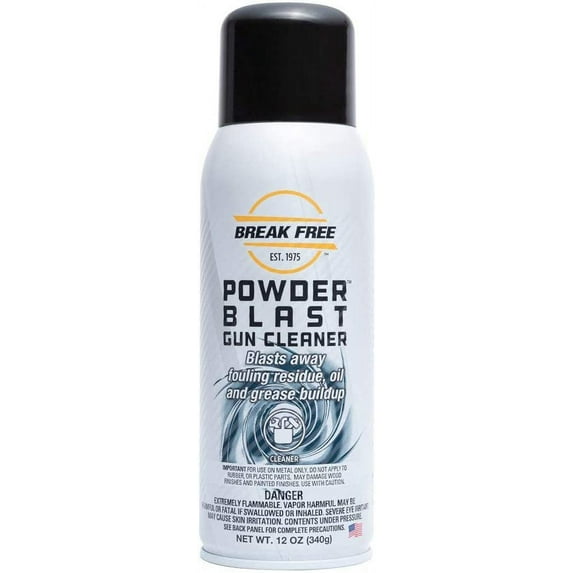 BREAKFREE Powder Blast Gun Cleaner, 12 oz. Aerosol Spray Can with Directional Applicator