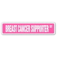 thumbnail image 1 of BREAST CANCER SUPPORTER Street Sign Susan G Koman for the | Indoor/Outdoor |  36" Wide, 1 of 5