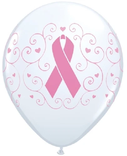 Breast Cancer Awareness Decorations Kit - 152 PCS Balloon Garland Arch With Backdrop Banner