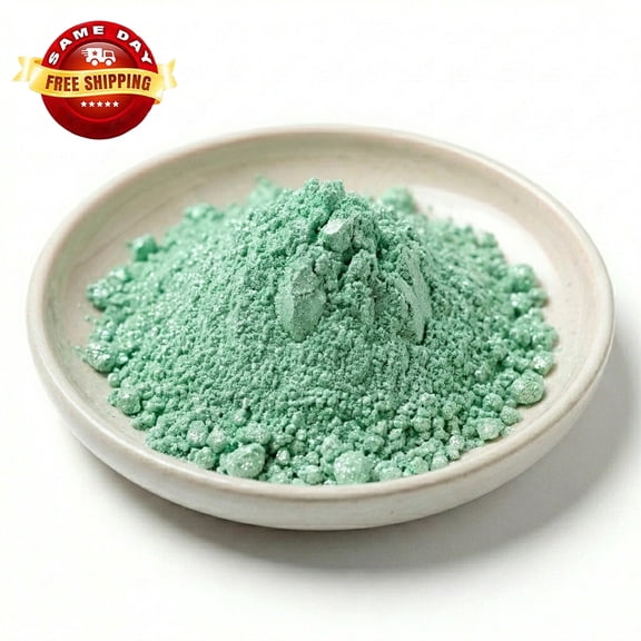 BREATH OF SPRING GREEN LUXURY MICA COLORANT PIGMENT POWDER COSMETIC GRADE 2 OZ