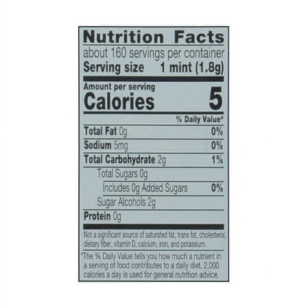 BREATH SAVERS Peppermint Flavored Sugar Free Breath Mints Tins, 1.27 oz (8 Count)