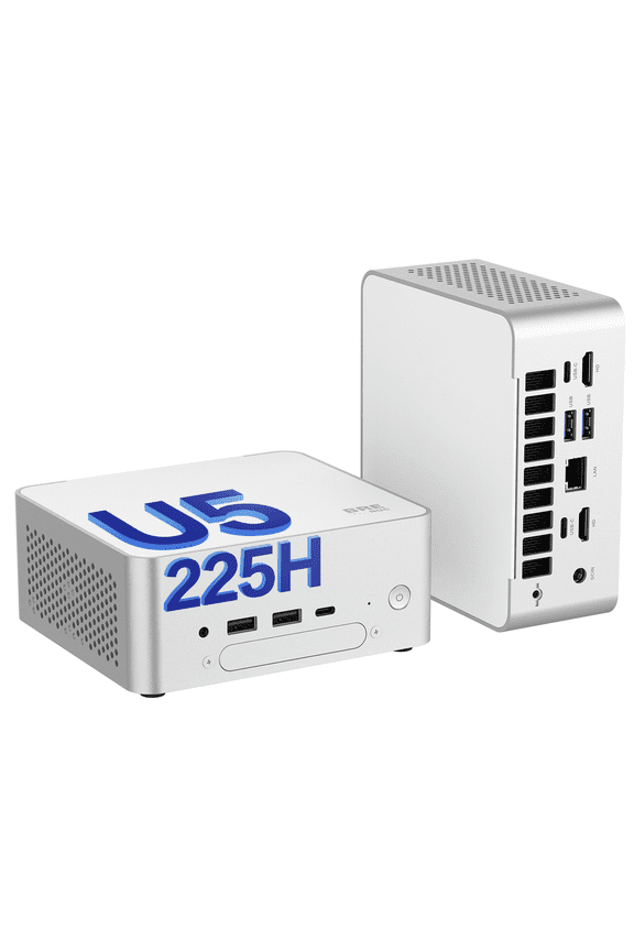 Desktop Mini Computer, Intel Core Ultra 5-225H(up to 4.9GHz), 64GB DDR5 RAM, 2TB SSD
