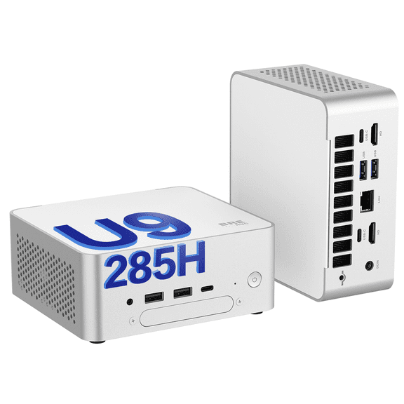 BREC Mini Gaming Desktop PC, Intel Core Ultra9-285H(up to 5.4GHz), 32GB DDR5 RAM, 512GB SSD