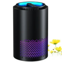 BREEZOME HEPA Air Purifier Remove PM10, PM2.5, Dust, Cotton Lint, Hair Air Cleaner for Home Bedroom, Black