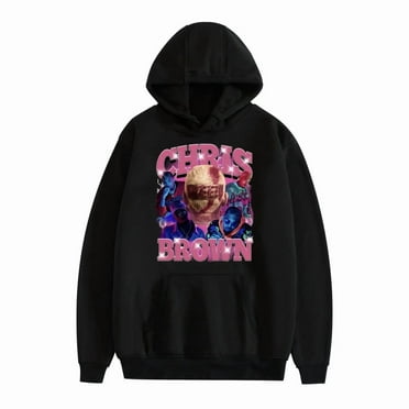 BREEZY BOWL XX PREGAME Hoodie Chris Brown printed sweatshirt unisex fashion casual long sleeved hooded pullover