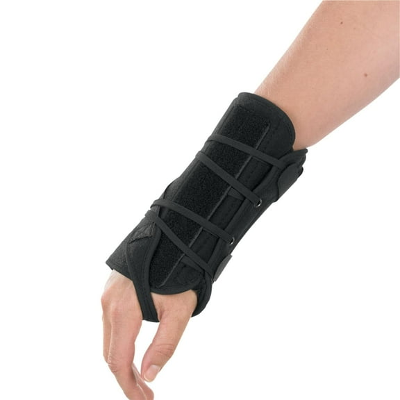 BREG '10057 Brace, Orthopedic, Universal Right Wrist Dual Lacing Contoured Palmar Stay Apollo