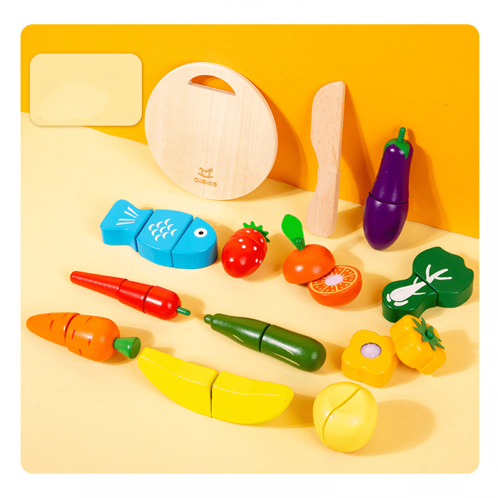 BREIS Pretend Play Food Sets,Cutting Food Toy, Kitchen Accessories for