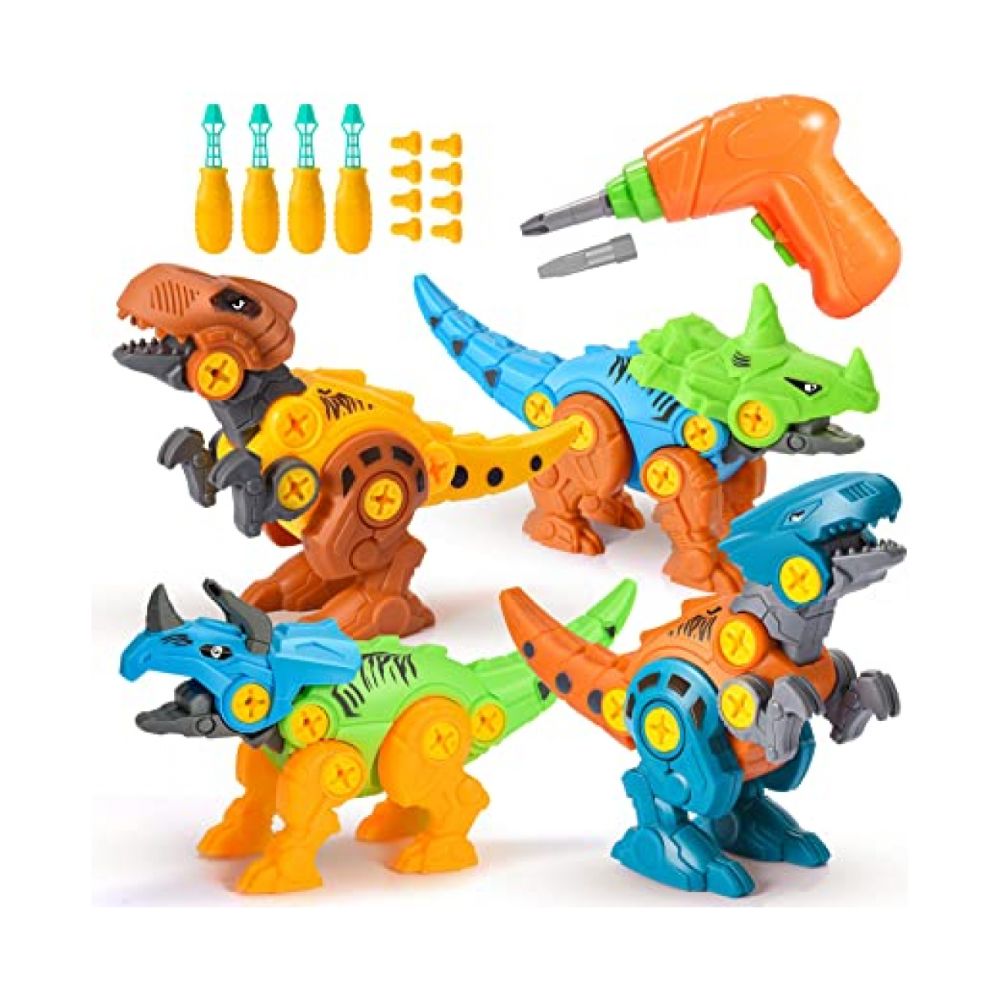 BREIS Toys for 3 4 5 6 7 8 9 Year Old Boys, Dinosaur Toys for Boys Age 39 Animal Educational