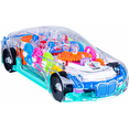 thumbnail image 1 of BREIS TransBerry President Transparent Electric Gear Train Toy with Flashing Lights and Music, Battery Operated Bump & Go Action Train Toys for 3 4 5 Year Old Boys Toddlers (Transparent), 1 of 6