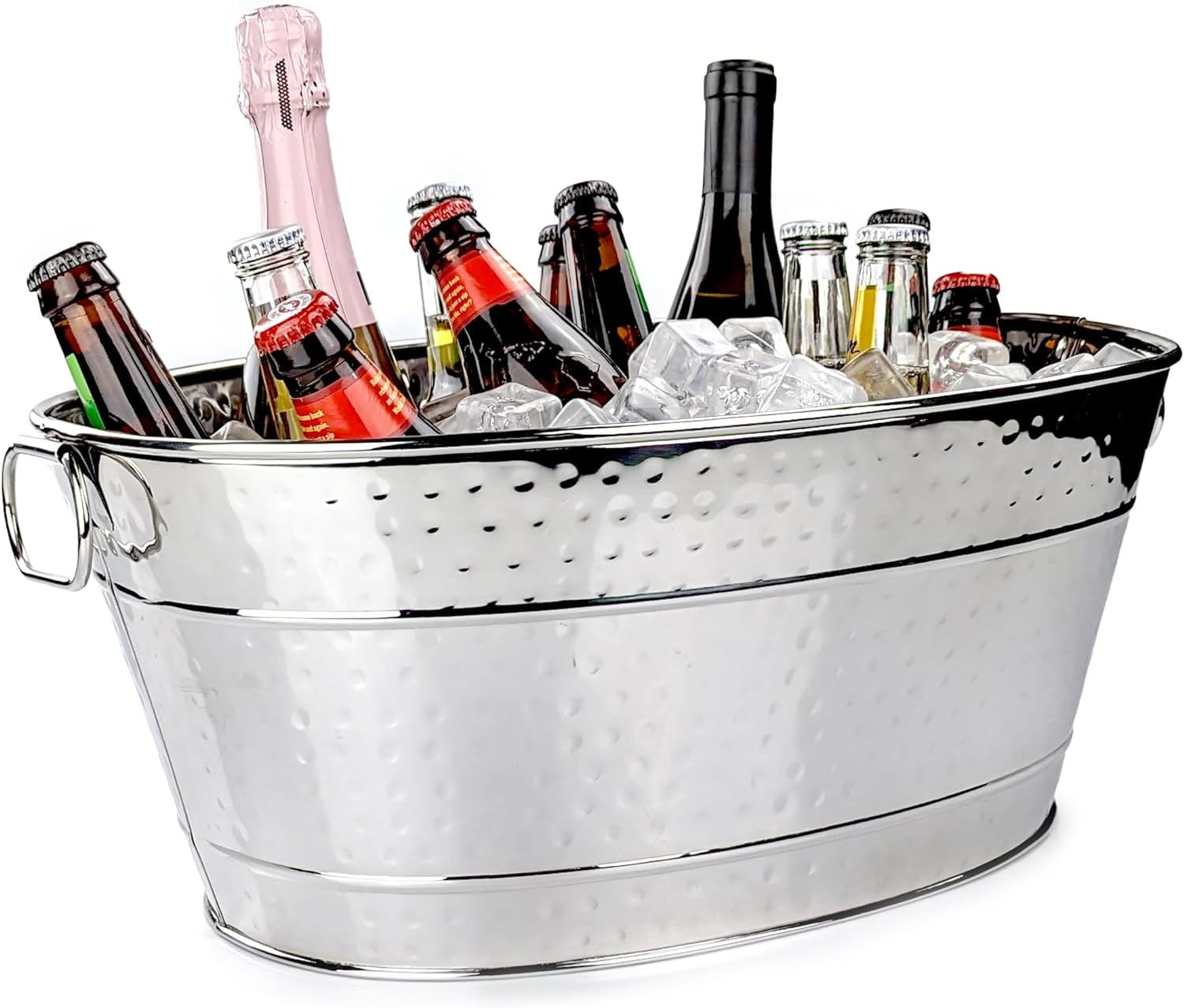 BREKX Colt Stainless Steel Beverage Tubs + Insulated Party Mats for
