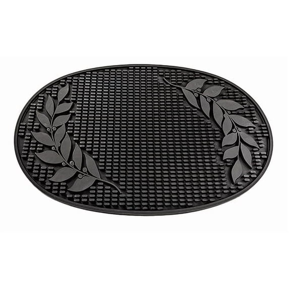 BREKX PVC Vine Non-Slip Drying Mat, 17.5 x 17.5 in, 1 Count