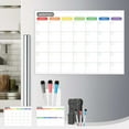 thumbnail image 1 of BRELIL 2Pcs Reusable Magnetic Calendar For Fridge, Dry Erase Whiteboard Planner For Kitchen Refrigerator, Large 16.5x11.8 Inch Monthly Weekly Organizer With Eraser Markers For Home Office Study, 1 of 9