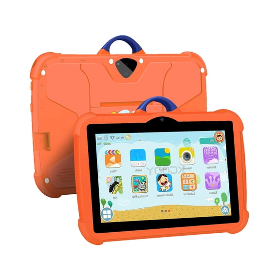 BRELIL 7-Inch AndroidKidsTablet, WIFI BluetoothChildren'sTablet Computer with Parental Control, Educational Learning Tablet for Little One BoysGirls, Portable DurableKidsDevice for Home Study Travel